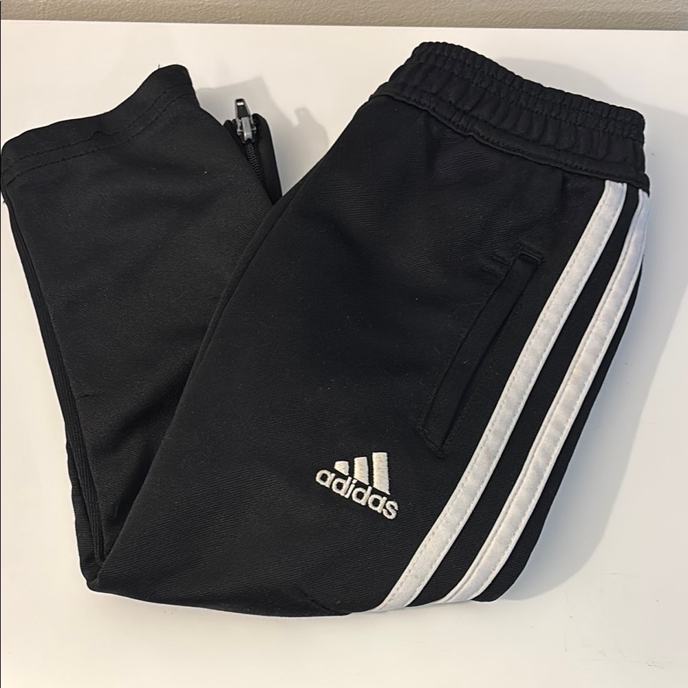 Adidas Kids Black Track Pants